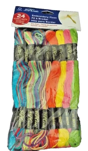 J&P Coats Embroidery Floss 24  8.75 Yards Tie-Dye - Picture 1 of 3
