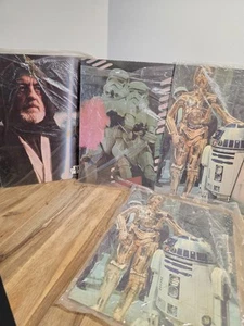 Vintage Lot 6 1977 Mead Star Wars Portfolio School Folder R2D2, Darth, Hans - Bild 1 von 4
