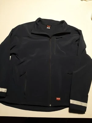 Red Kap Jacket Mens XL Navy Blue Fleece  Lined Full Zip Workwear Uniform Coat - Image 1 of 4