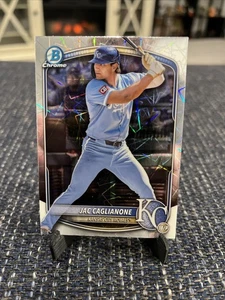 2025 Bowman Chrome Jac Caglianone Velocity Refractor #BCP-154 - Picture 1 of 2