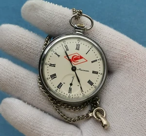 Rare Pocket Watch MOLNIJA Football FC Spartak Moscow m.3601 WORK WELL USSR 1956 - Picture 1 of 19