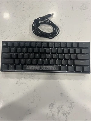 Corsair K65 RGB Mini 60% Gaming Keyboard RGP0123  Works Great Changes Colors - Image 1 of 4