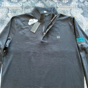 $149 Suéter Travis Mathew Hombres Medio Nube 2.0 1/4 Cremallera Pullover Golf 1MS309 - Imagen 1 de 22