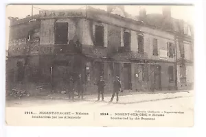 CPA NOGENT SUR OISE 60 - GUERRE 1914 MAISONS BOMBARDEES PAR LAS ALLEMANDS ~B34 - Imagen 1 de 2