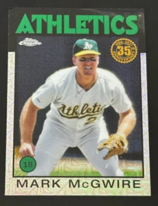 2021 Topps Update #86C-20 Mark McGwire 1986 Topps Chrome - MINT! - Picture 1 of 2