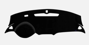 For Chevy Malibu 16-24 Dash Designs Dash-Topper Plush SUEDE Black Dash Cover - Picture 1 of 1
