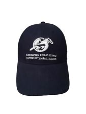 Longines Cap Hong Kong International Races Hat Dark Blue Cotton HKJC Horse Races