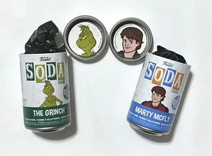 Funko Soda The Grinch & Marty Mcfly Back To The Future- Common Set - Picture 1 of 1