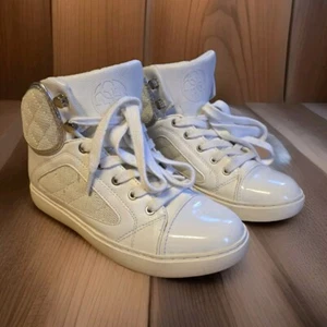 Guess High Sneaker Weiß Glitzer - Bild 1 von 6