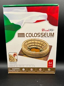 CubicFun Roman Colosseum 3D Puzzle 84 Pieces Finished Size 13.4" x 10.8" x 3.1" - Picture 1 of 4