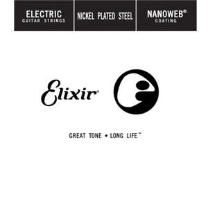 028 ELIXIR NANOWEB NICKEL PLATED MEDIUM ELECTRIC GUITAR STRING 15228 - Picture 1 of 1