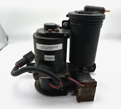 OEM 07-14 Lincoln Navigator Expedition Air Ride Suspension Compressor Pump Unit - Image 1 of 4