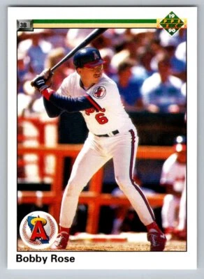 1990 Upper Deck # 77 - Bobby Rose - California Angels - Image 1 of 2