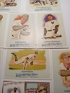 Lot Of 13 Yankees Allen Ginter's Topps/Chamberlain/Teixeira And Others - Picture 1 of 9
