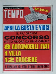 05216 TEMPO - a. XXXI nr 29 - 1969 - concorso Fiat - Imagen 1 de 4