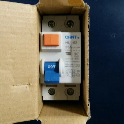 CHINT NL1-63 2 Pole 25A Circuit Breaker Reisdual Current