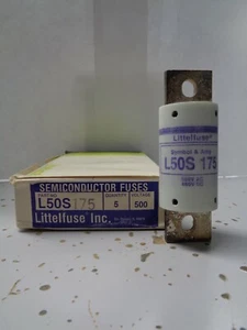New Littelfuse L50S 175 Amp 500V Semiconductor Fuse FWH-175A A50P175 - Picture 1 of 3