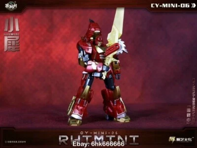 New Transformation toys CANG-TOYS CT-MINI-06 CT-06B RHIMINI Figure In Stock 10cm - Image 1 of 4