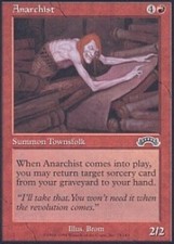 MTG magic cards 4x x4 Light Play, English Anarchist Exodus