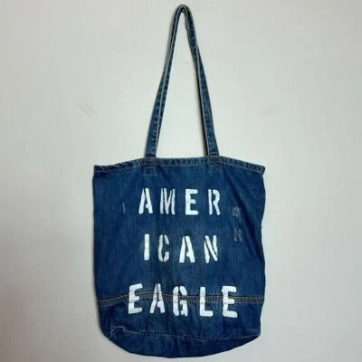 American Eagle состаренный джинсовой ткани сумка с короткими ручками - Изображение 1 из 4
