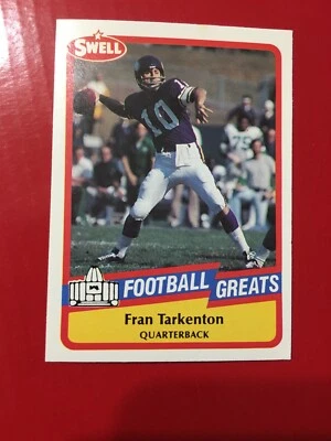 1989 Swell HOF. Fran Tarkenton. Free Ship Usa - Image 1 of 2