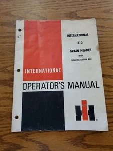 International 810 Grain Header Operator’s Manual - Picture 1 of 11