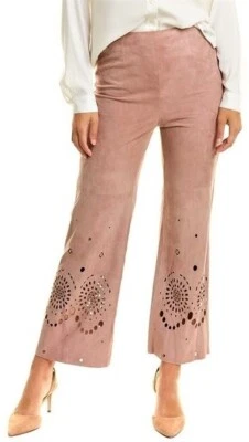 REBECCA TAYLOR  Leather Pants Size- 14 Wisteria - Image 1 of 4