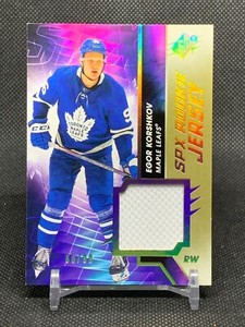 2020-21 UD Upper Deck SPx Rookie Jersey EGOR KORSHKOV Toronto Maple Leafs RC /99