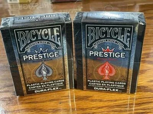 Bicycle Prestige plastic playing cards (2 decks) - Picture 1 of 2