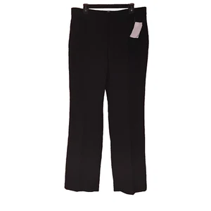 Le Suit Women's Straight Leg Dress Pants Black Size 12 - Picture 1 of 2