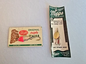 VINTAGE MEPPS AGLIA ANGELKÖDER SPINNER SHOFFS TRIPLE TEAZER KÖDER FORELLE FISCHE - Bild 1 von 3