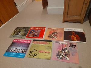 Collection 7 My Fair Lady Musical vinyl LPs Film Sountrack London Cast Records - Picture 1 of 1