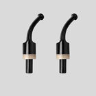 2Pcs Acrylic Mouthpieces Cow Horn Ring Stem For 3Mm Filter Smoking Pipe Diy Part