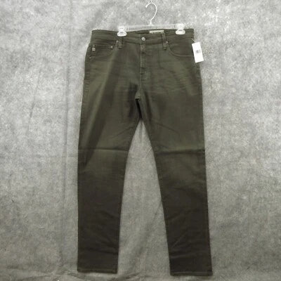 Pantalones de mezclilla AG Adriano Goldschmied para hombre talla 36 The Tellis modernos ajustados algodón DEFECTUOSOS Foto 1 de 4