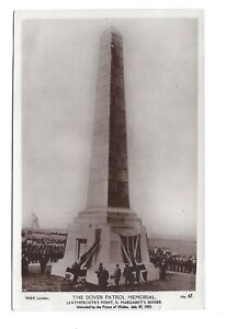 Vintage RP postcard Unveiling of The Dover Patrol Memorial, Leathercoates Point