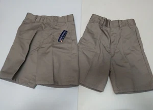 Lot of 2 Cambridge Classics Khaki School Uniform Shorts - Boys -Size 5 - Picture 1 of 4