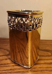 Vintage 60er Jahre Messing dekorativer BLEISTIFTHALTER / Made in India 4,5" hoch TOP - Bild 1 von 11