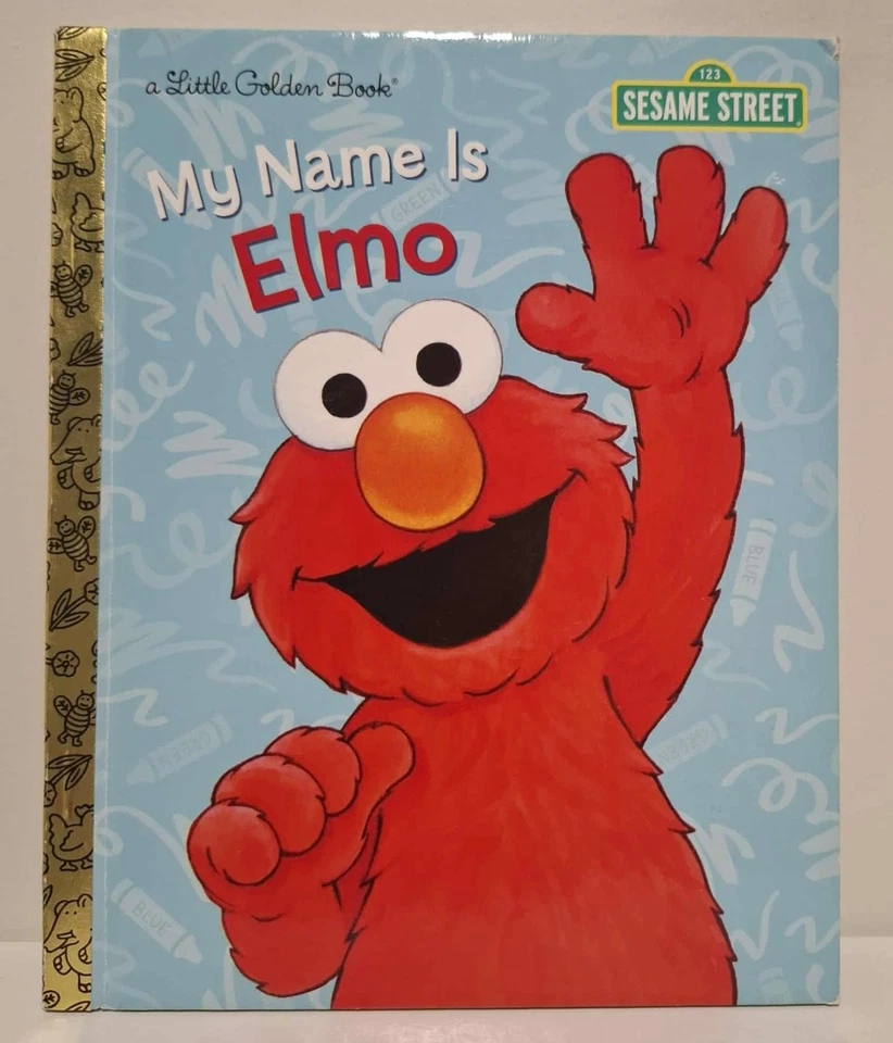My Name is Elmo - 2013 - Pequeño libro dorado vintage - En muy buena condición Foto 1 de 4