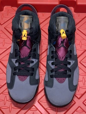 Nike Air Jordan Retro 6 Burdeos GS 5.5Y Mujer 7 En Excelente Estado Sin Caja Foto 1 de 4