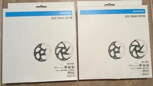 NEW Shimano Deore XT Ice Tech Rotors SM-RT86 203 & 180 Disc Brake Front Rear Set - Picture 1 of 5