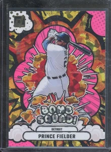 Panini Donruss Prince Fielder #4 Bomb Squad Pink Ice 2025/99 Detroit Tigers - Imagen 1 de 2