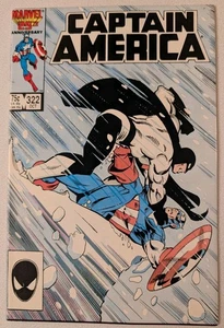 Captain America # 322 VF 8.0 To VF+ 8.5 Cap Battles The Flag Smasher! - Picture 1 of 2