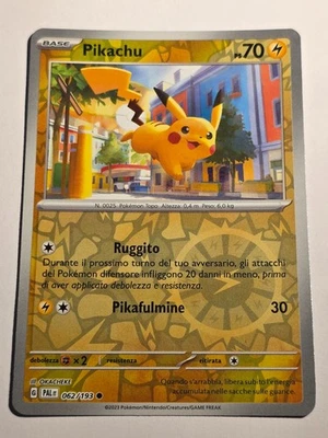 Pikachu (PAL 062)●ITALIAN●REVERSE●COMMON●POKEMON●Paldea Evolved●2023●NM●C289 - Image 1 of 2