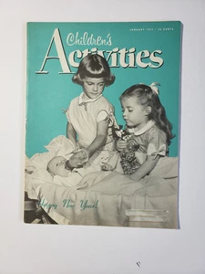 CHILDREN'S ACTIVITIES MAGAZINE - January 1957 - STORIES, GAMES, PUZZLES, POEMS - Foto 1 di 3