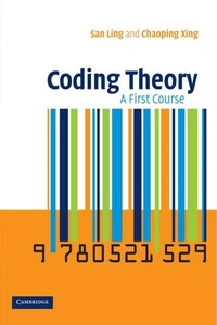 Coding Theory: A First Course by Ling - Picture 1 of 1