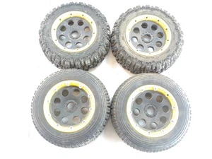 *READ*: 4x Losi DBXL / DXBL-E 1/5 Wheels w/ Hot Bodies Rodeo/Trencher Tires - Picture 1 of 10