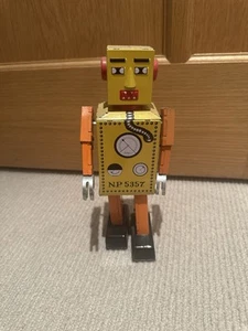 Vintage Tin Plate Wind-Up Robot/Robot Lilliput Boxed - Picture 1 of 9