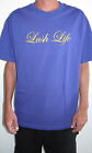 LUSH LIFE Nyc. Script LOGO T-SHIRT PURPLE LA Lakers colorway STUSSY NOAH