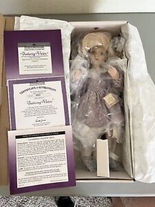 Ashton Drake GATHERING VIOLETS Doll by Helen Steiner Rice - New with Box