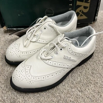 Zapatos de golf Wilson Pro Staff Contour para mujer picos de metal talla 5,5 nuevos con defectos Foto 1 de 4